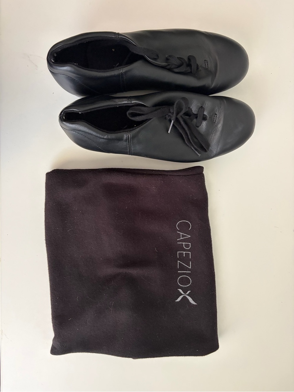 Capezio Cadence Black Leather Tap Dance Shoes